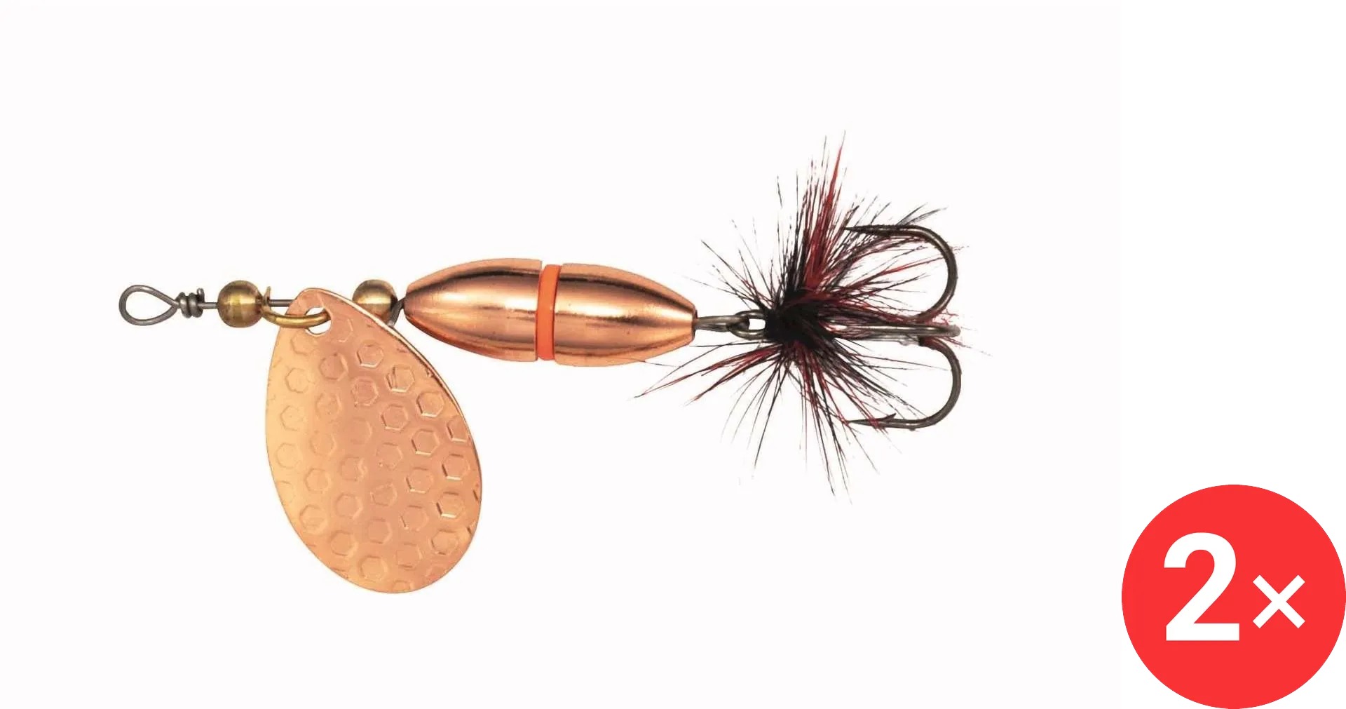 Kinetic Fizz, 2 × 10 g, Copper / Red, Ribbon