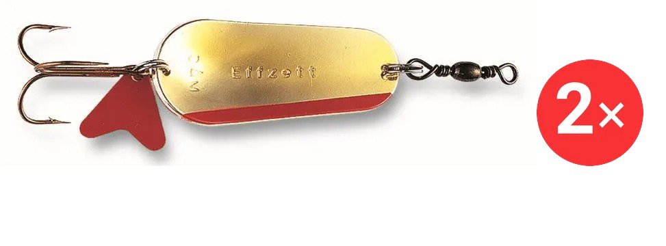 Effzett Standard Spoon 3,2 cm, 2 × 6 g Silver / Gold