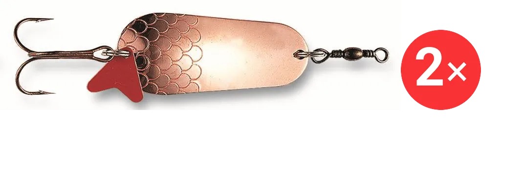 Effzett Standard Spoon 4,5 cm, 2 × 16 g Copper