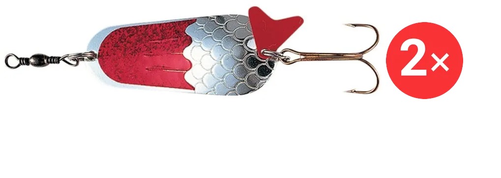 Effzett Standard Spoon 8 cm, 2 × 45 g Glitter