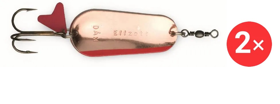 Effzett Standard Spoon 3,2 cm, 2 × 6 g Silver / Copper