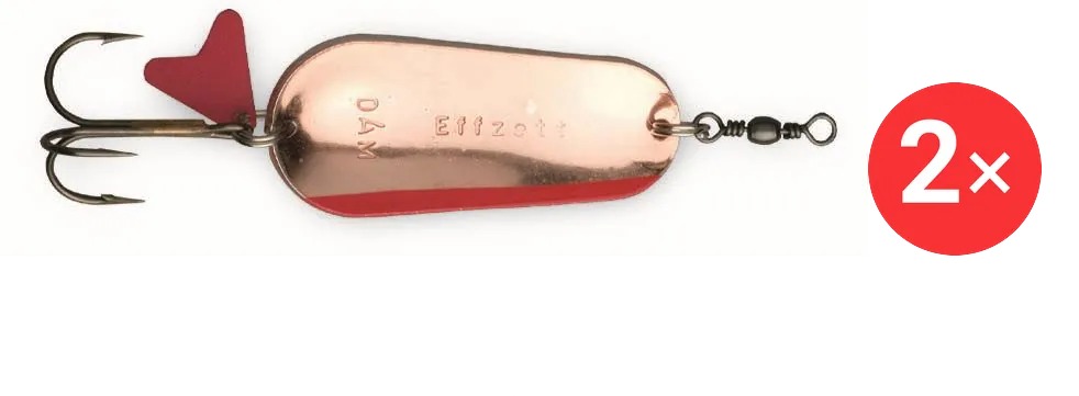 Effzett Standard Spoon 4,5 cm, 2 × 16 g Silver / Copper