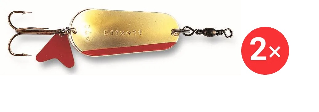Effzett Scales Spoon 4,5 cm, 2 × 16 g Silver / Gold