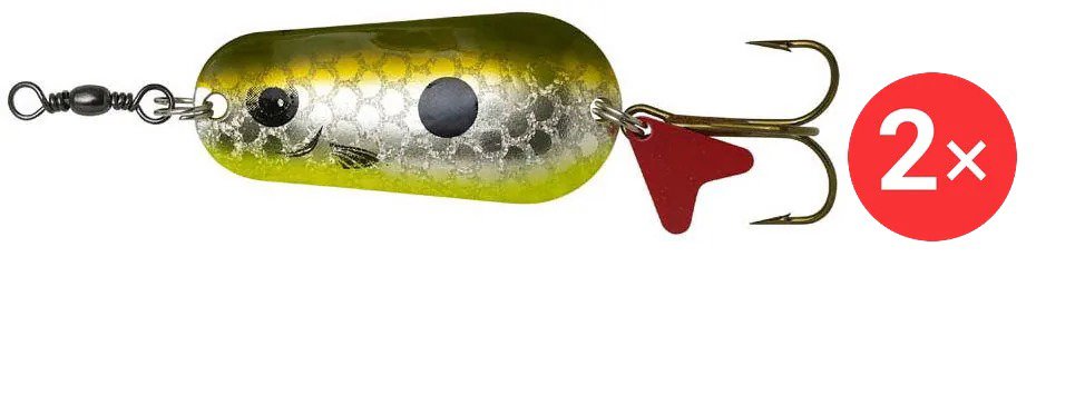 Effzett Standard Spoon 4,5 cm, 2 × 16 g Olive / Silver UV