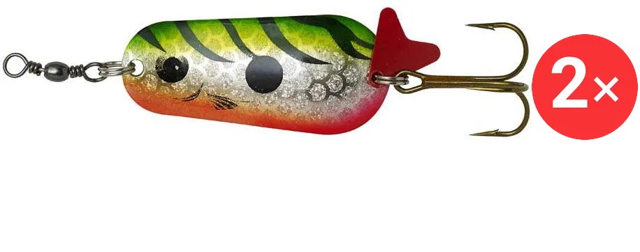 Effzett Standard Spoon 4,5 cm, 2 × 16 g Fire Tiger UV
