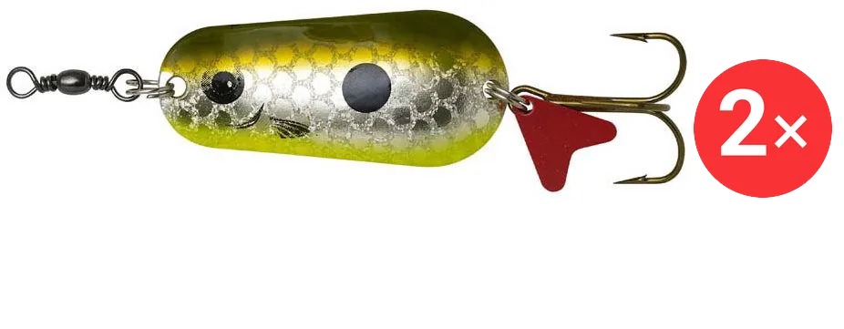Effzett Standard Spoon 5,5 cm, 2 × 22 g Olive / Silver UV