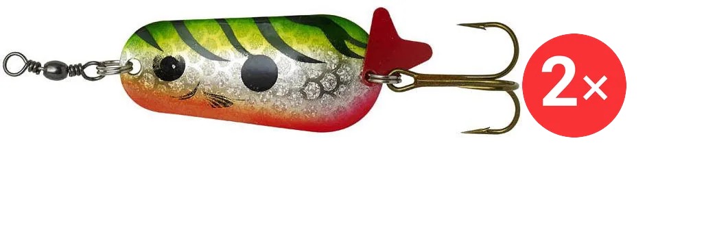 Effzett Standard Spoon 6,5 cm, 2 × 30 g Fire Tiger UV