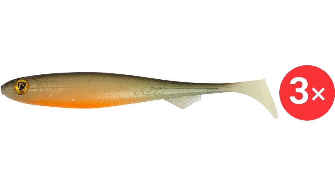 FOX Rage Slick Shad 11 cm UV Hot Olive 3 ks