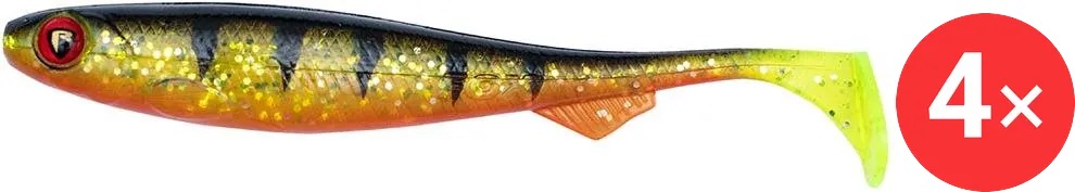 FOX Rage Slick Shad 9 cm UV Perch 4 ks