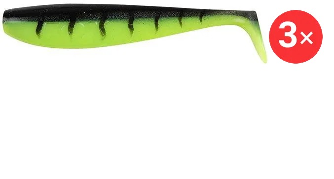 FOX Rage Zander Pro Shad 12 cm UV Glow Perch 3 ks