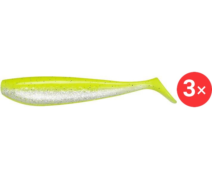 FOX Rage Zander Pro Shad 12 cm UV Chartreuse Ayu 3 ks