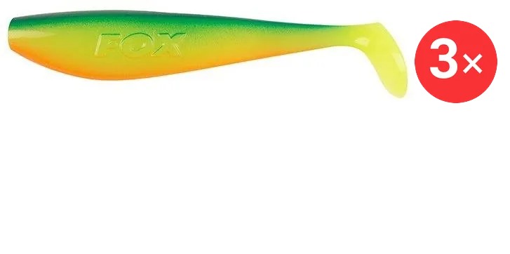 FOX Rage Zander Pro Shad 14 cm UV Blue Back 3 ks