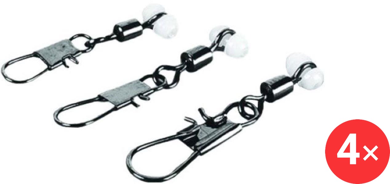 Fil Fishing Sliding Swivel S, 3 × 4 ks