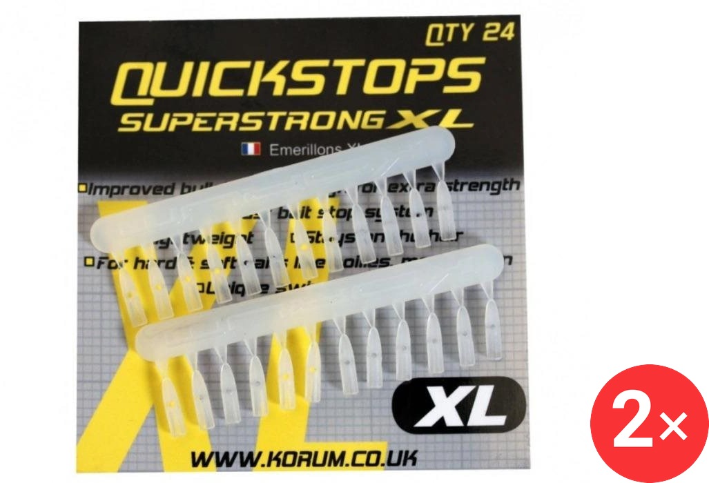 KORUM Zarážka Quickstop XL 2 × 24 ks