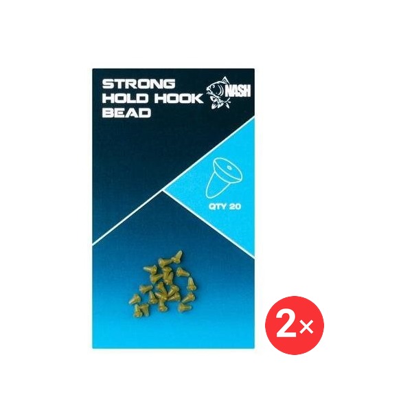 Nash Korálek Strong Hold Hook Bead, 2 × 20 ks
