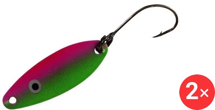 Kinetic Micro Boss, 2 × 3,5 g, Fluo Green/Pink Matte