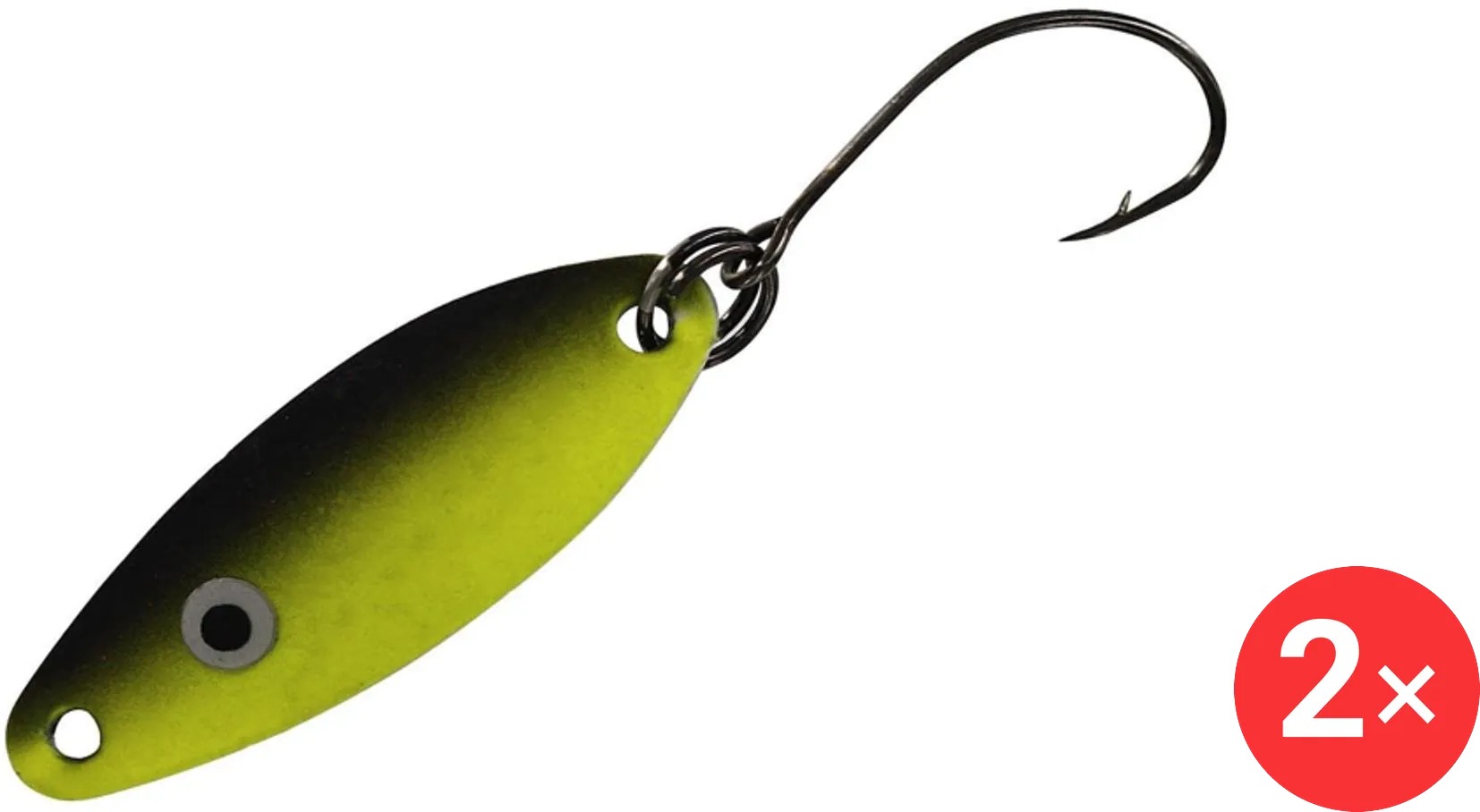 Kinetic Micro Boss, 2 × 3,5 g, Yellow/Black Matte
