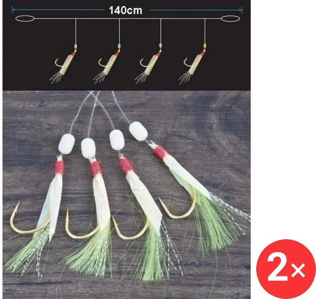 Aquantic Köhler Spezial 4/0 2 × 0,70 mm 140 cm