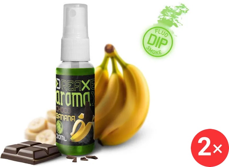 Delphin Dipovací sprej AromaX 2 × 30 ml Čokoláda-banán