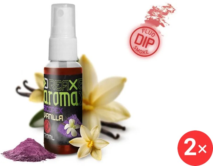 Delphin Dipovací sprej AromaX 2 × 30 ml Scopex-vanilka