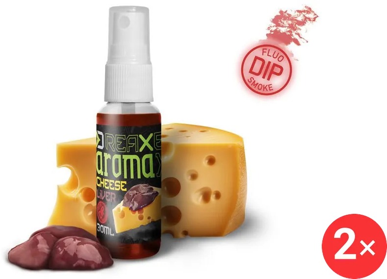 Delphin Dipovací sprej AromaX 2 × 30 ml Sýr-játra
