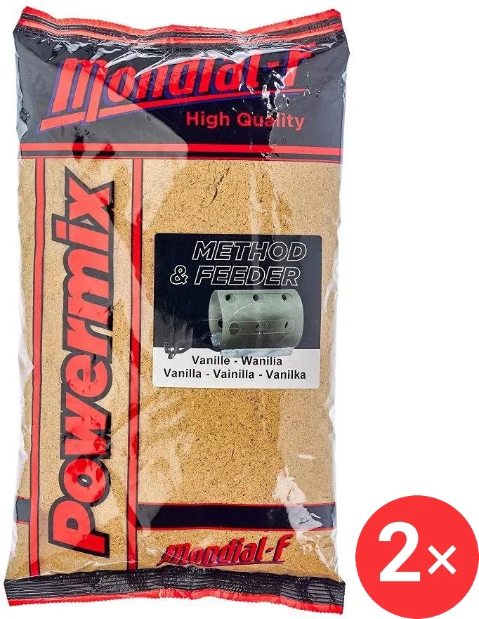 Mondial F Method & Feeder Vanilka 2 × 1 kg