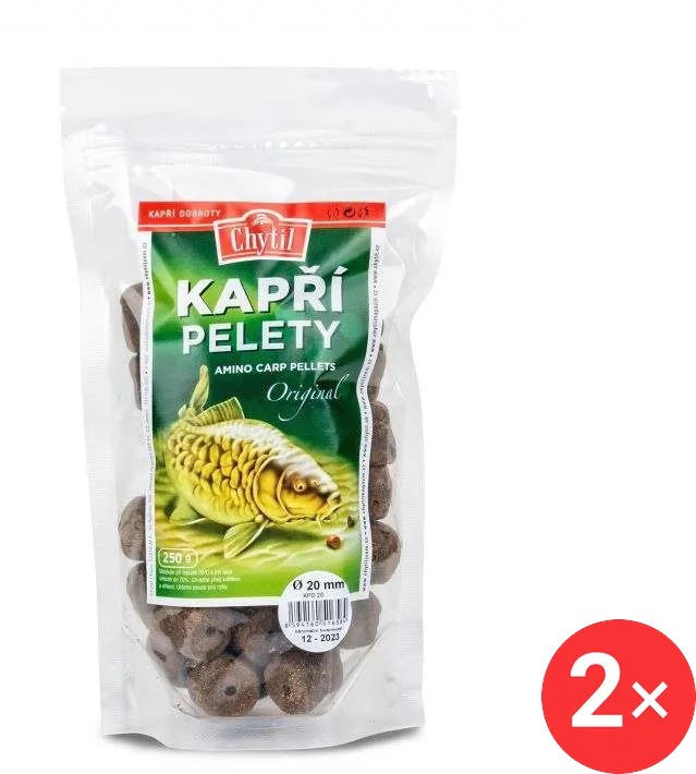 Chytil Kapří Amino pelety s dírou 2 × 250 g 20 mm