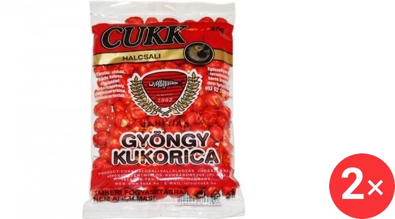 CUKK Kukuřice foukaná 2 × 25 g Vanilka