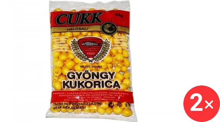 CUKK Kukuřice foukaná 2 × 25 g Med