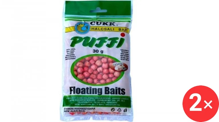 CUKK Chlebové Puffi Small 2 × 30 g Česnek