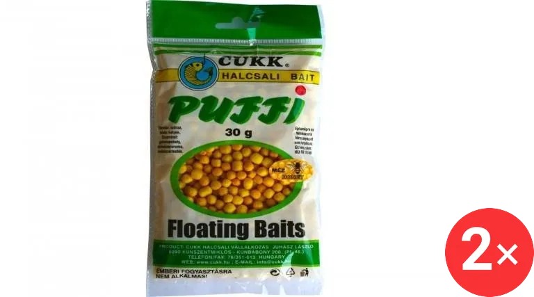 CUKK Chlebové Puffi Small 2 × 30 g Jahoda