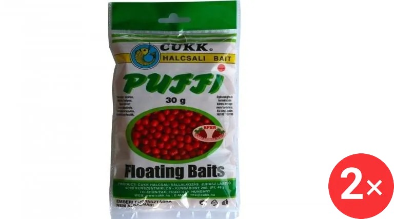 CUKK Chlebové Puffi Small 2 × 30 g Ananas