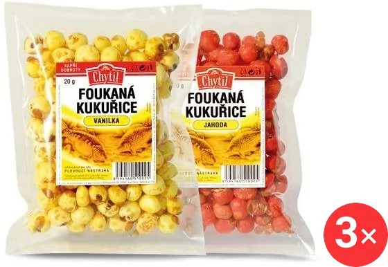 Chytil Foukaná kukuřice 3 × 20 g Perník