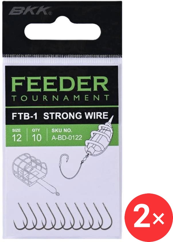 BKK Háček Feeder Tournament FTB-1 Velikost 16 2 × 10 ks