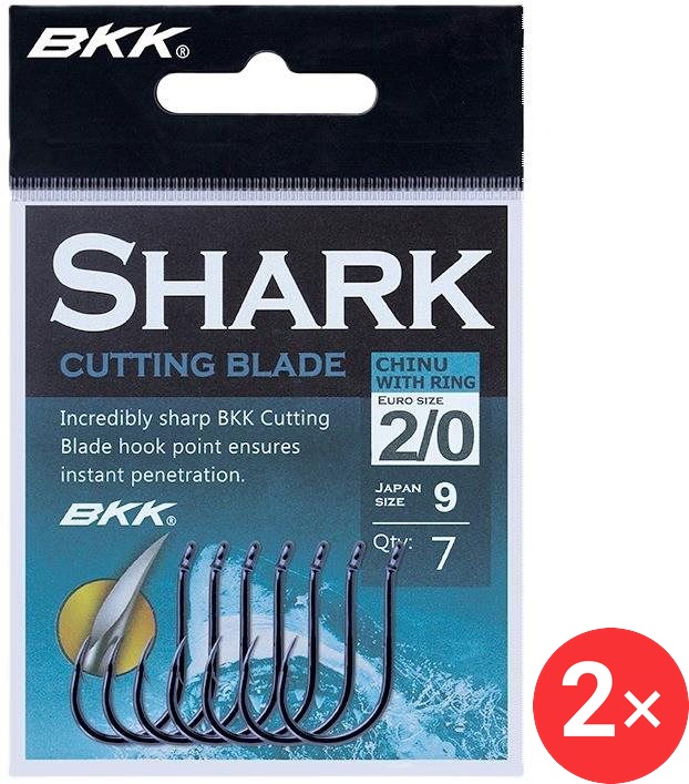 BKK Háček Chinu-R Shark Velikost 3/0 2 × 7 ks