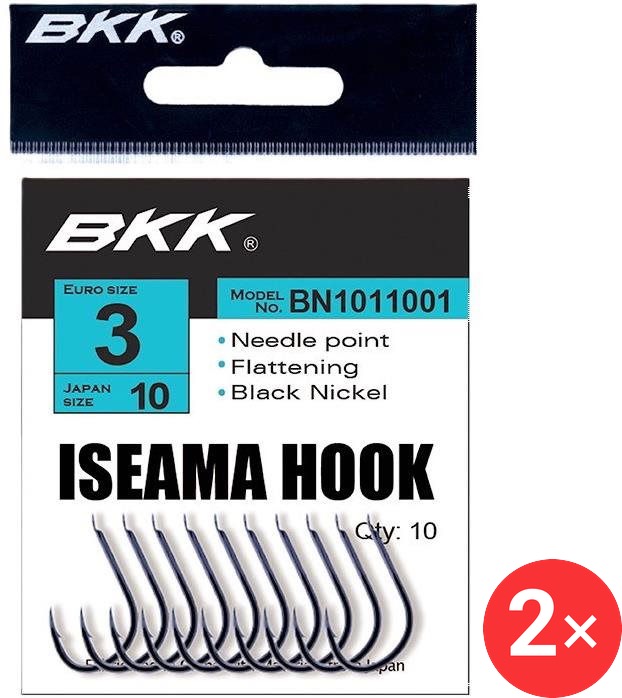 BKK Háček Iseama Diamond Velikost 3 2 × 10 ks