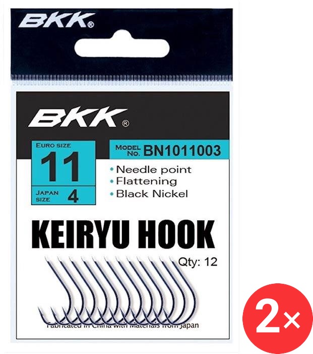 BKK Háček Keiryu Diamond Velikost 5 2 × 12 ks