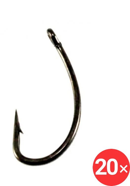 Zfish Teflon Hooks Curved Shank Velikost 6 2 × 10 ks