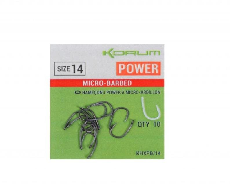 KORUM Háček Xpert Power Micro Hooks, velikost 16, 2 × 10 ks