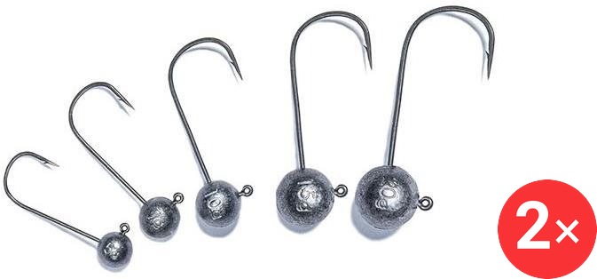 FOX Rage Jigová hlavička Finesse Jig Head 2 × 5 g Velikost 2/0 3 ks