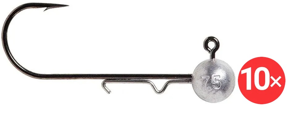 Savage Gear Jigová hlavička Ball JigHead 2 × 7,5 g Velikost 3/0 5 ks