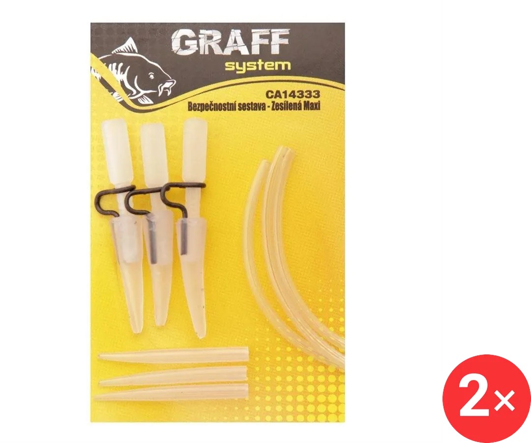 Graff Bezpečnostní sestava zesílená maxi 2 × Čirá