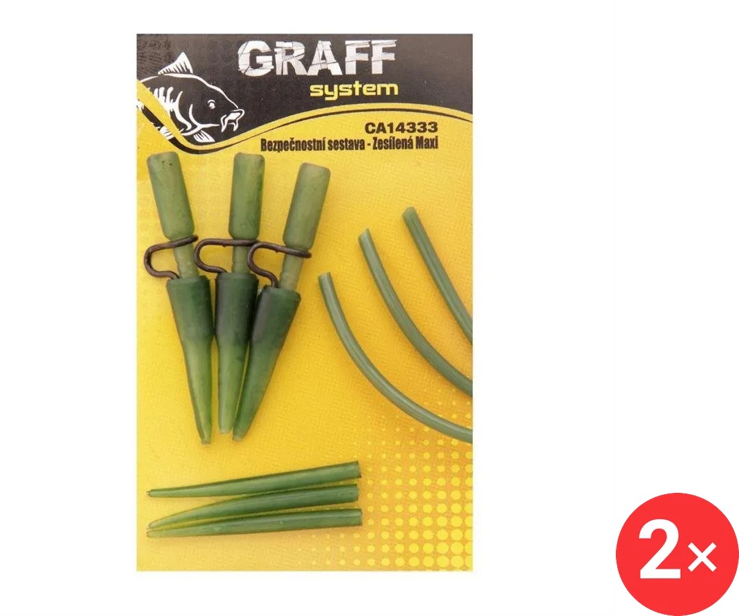 Graff Bezpečnostní sestava zesílená maxi 2 × Zelená