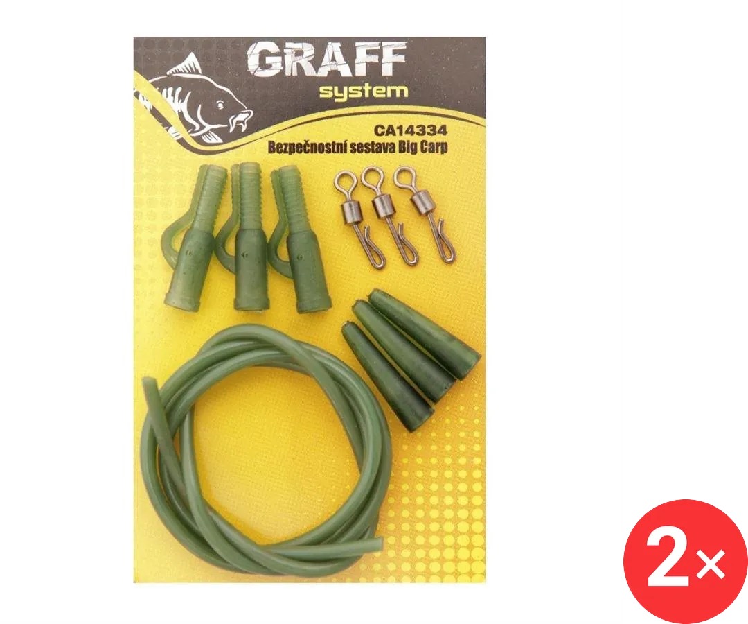 Graff Bezpečnostní sestava 2 × Big Carp Zelená