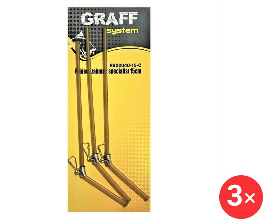 Graff Průjezd zahnutý Specialist 3 × 15 cm 3 ks Camo