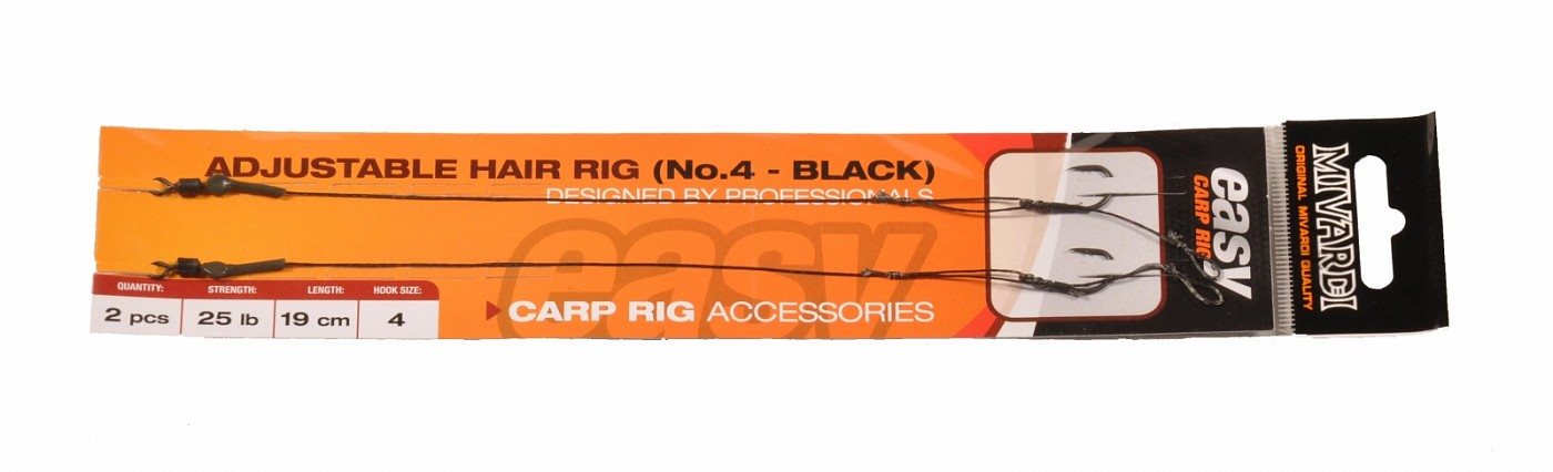 Mivardi Adjustable hair rig EASY 2 × Velikost 4 Camo