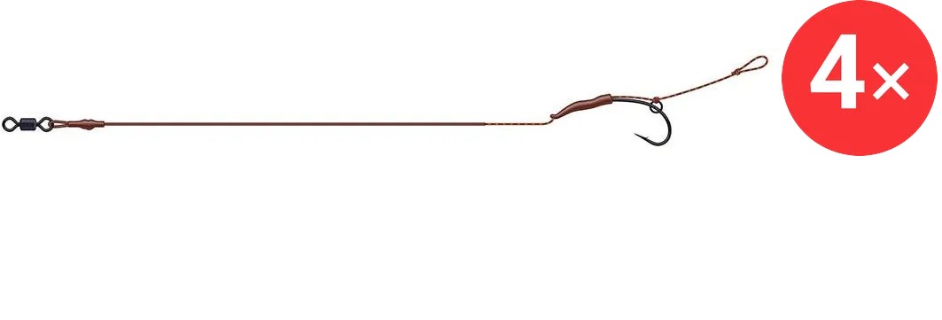 DAM Tactix Blow-Out Rig 2 × Velikost 6 20 lb 15 cm 2 ks