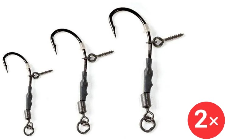 Extra Carp Carp Rig 777P 2 × Velikost 8