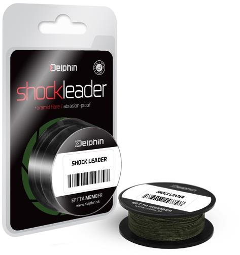 Delphin Shock Leader Zelená 40m 0,30mm 57lbs