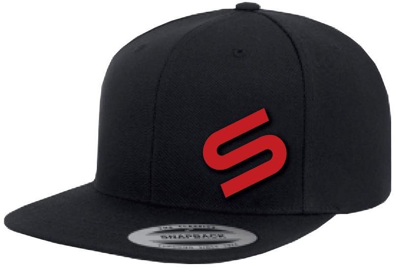 Sonik Black Snapback Icon Cap